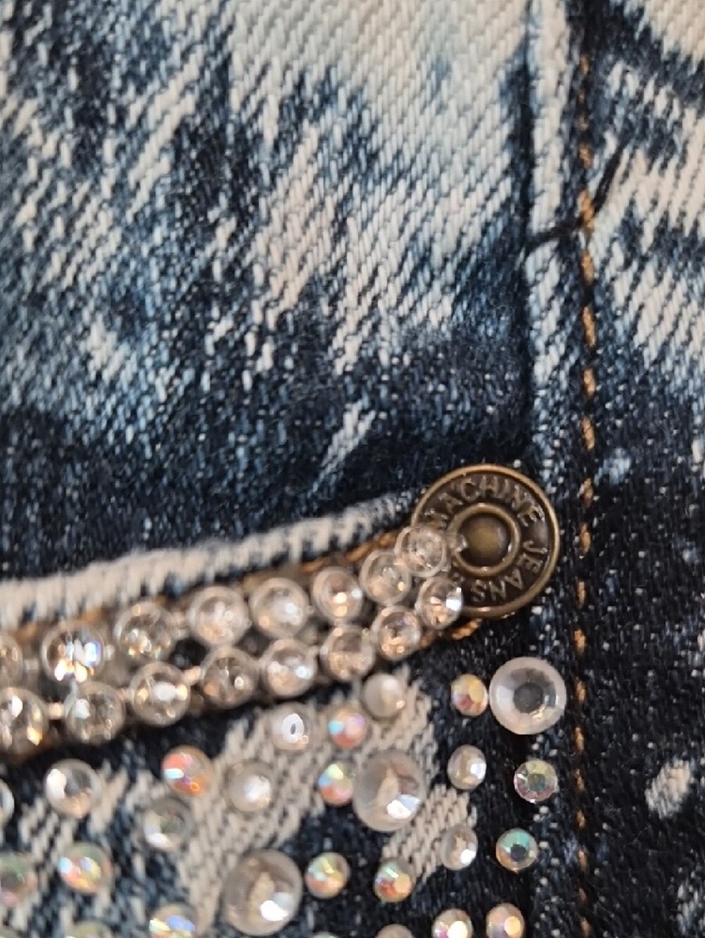 Machine British Flag Ripped Jeans - Picture 5 of 16